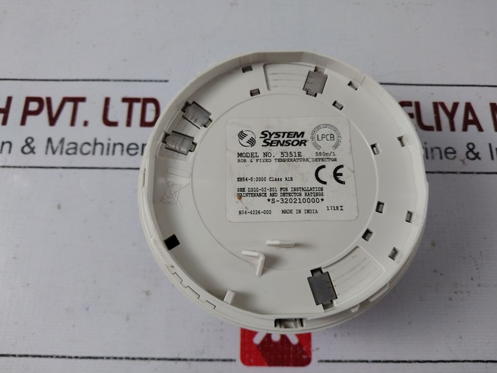 System Sensor 5351E Heat Detector With B401 Base