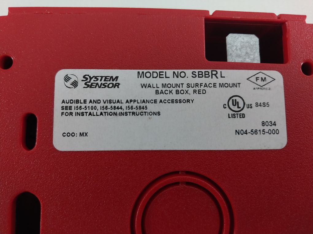 System Sensor Sbbrl Wall Mount Surface Back Box