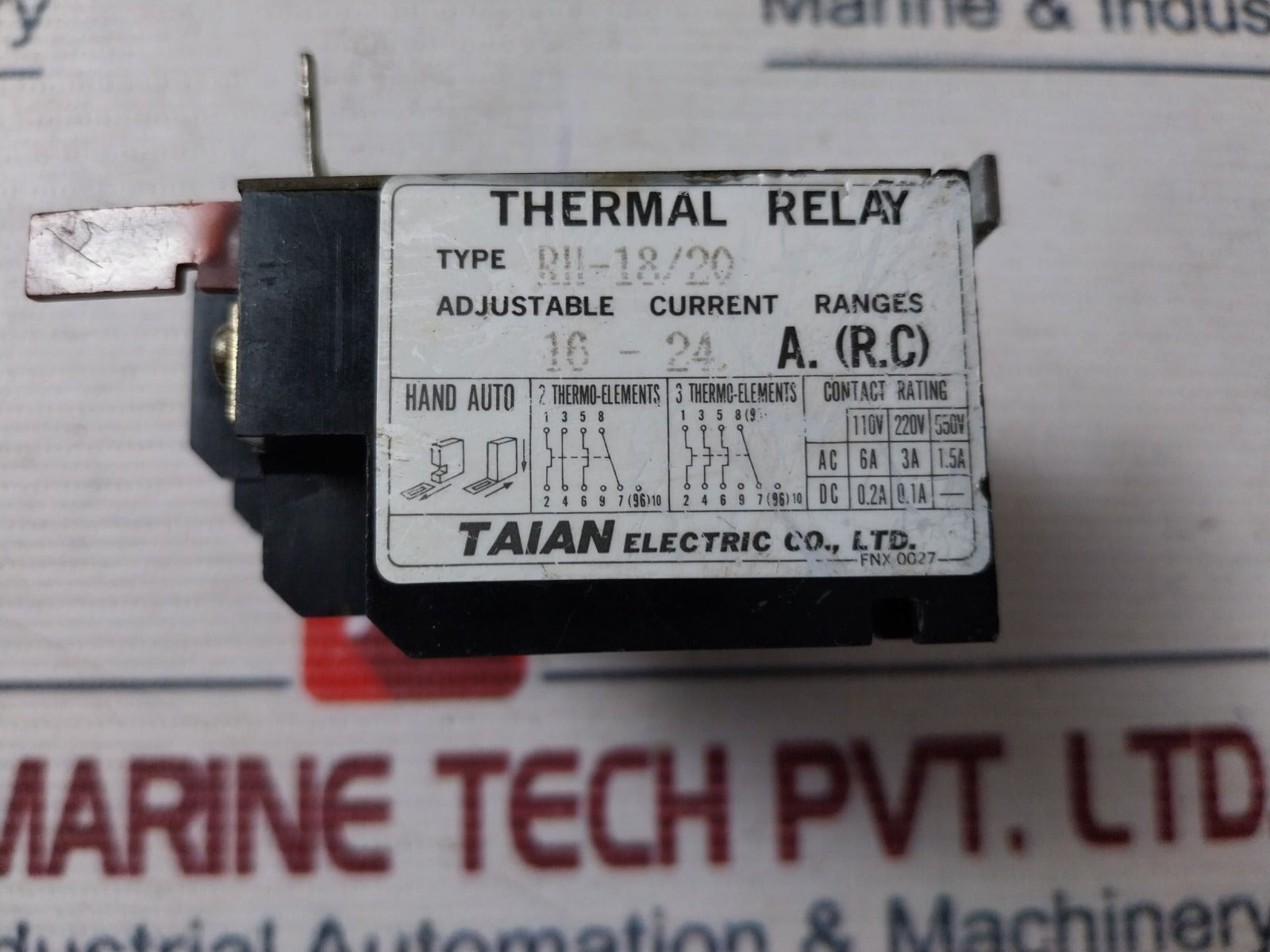 Taian Electric Rh-18/20 Thermal Relay 16-24 A