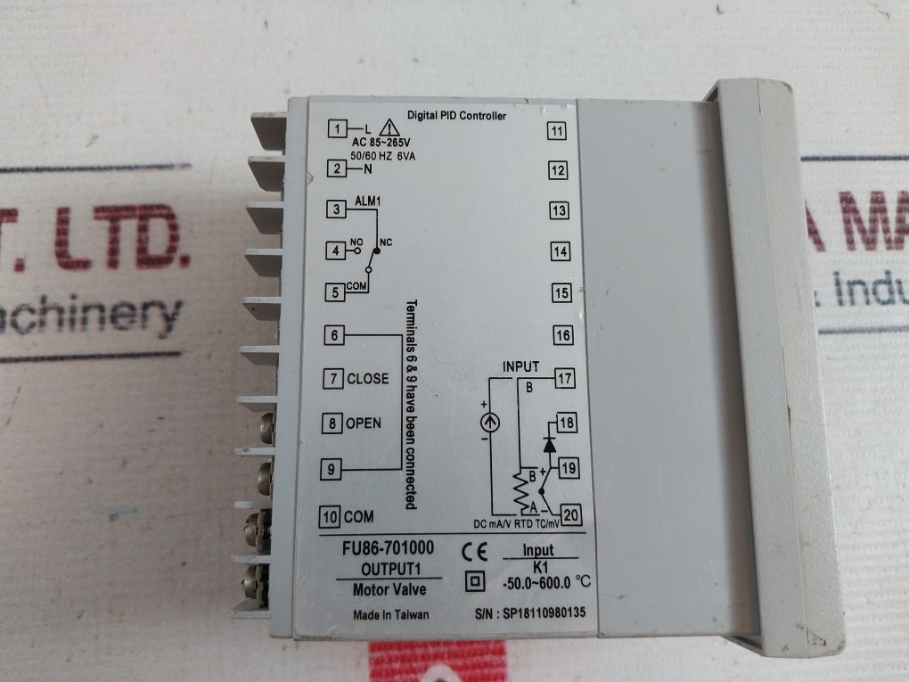 Taie Fu86-701000 Digital Pid Controller 50/60Hz 6Va