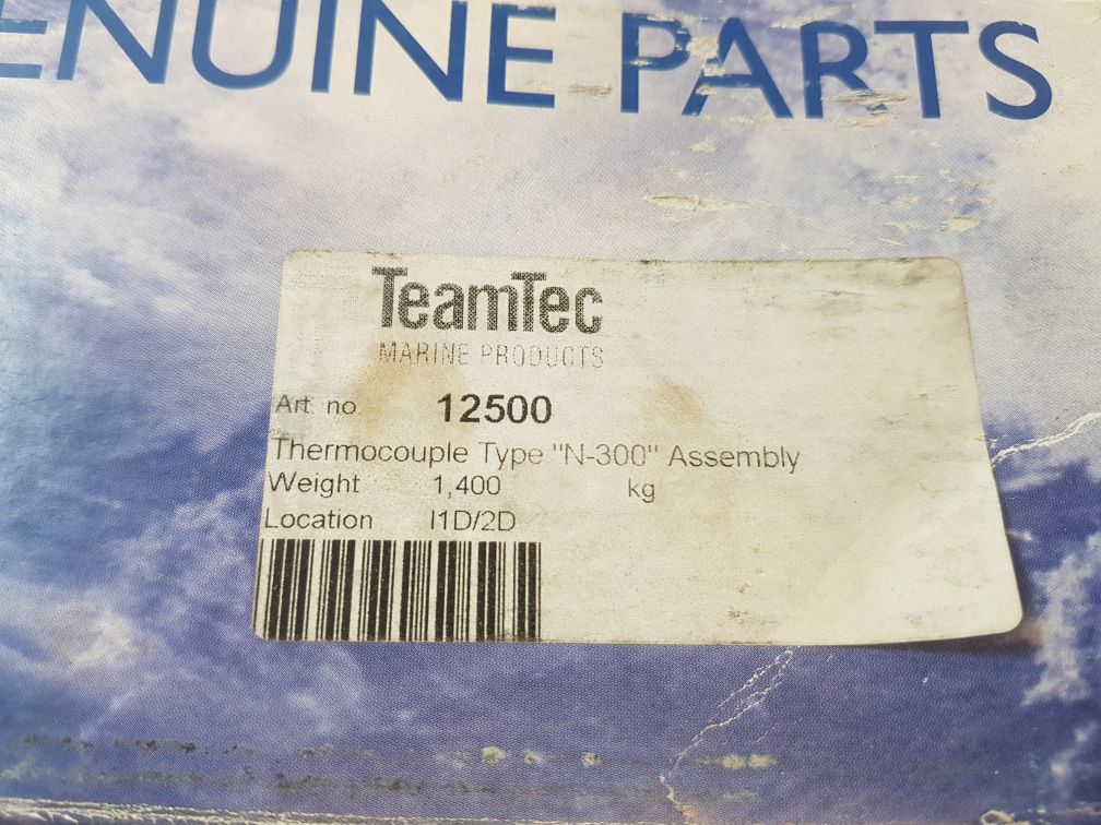 Teamtec 12500 Thermocouple Type N-300 Assembly