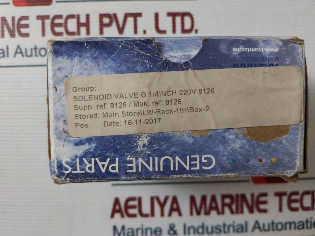 Teamtec 8126 Solenoid Valve