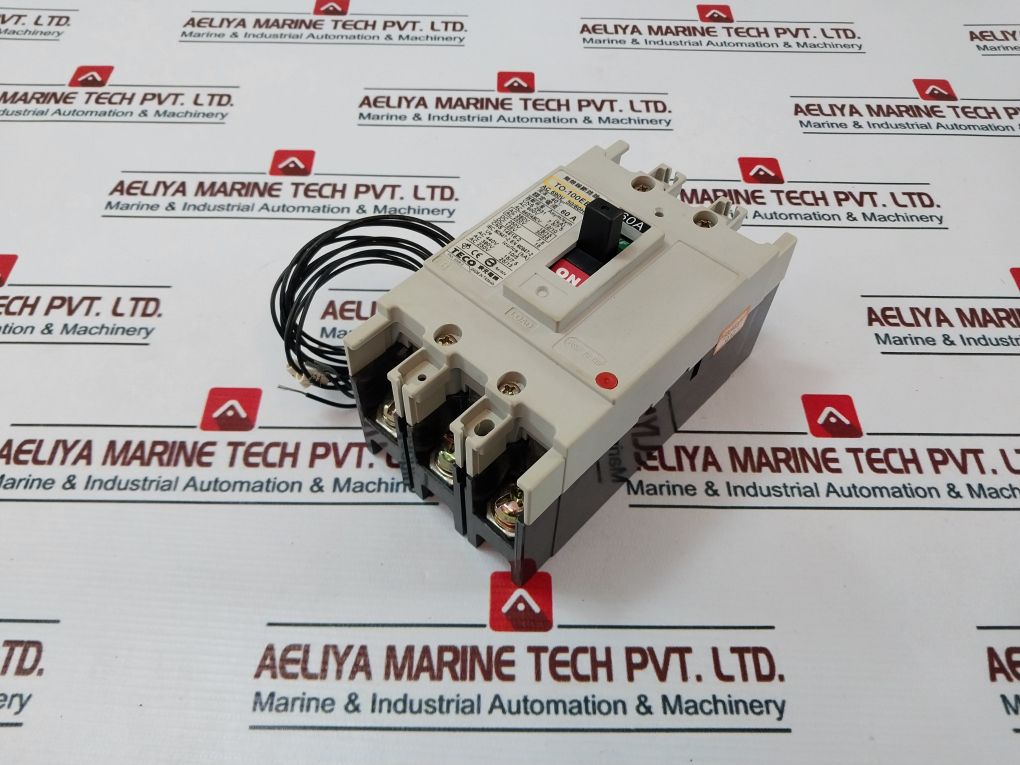 Teco To-100Eb 3 Pole No-fuse Circuit Breaker Temp 40°C Ac 690V 50/60Hz 60A