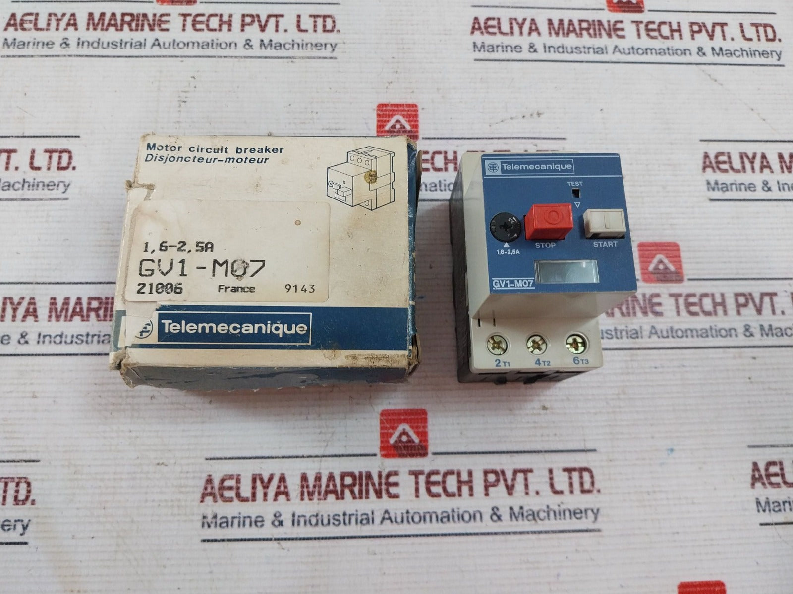 Telemecanique Gv1-m07 Motor Circuit Breaker 660V 5060Hz
