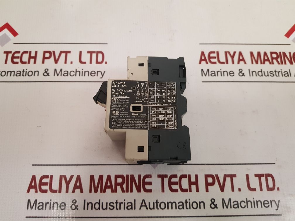 Telemecanique Gv2-m21 Motor Starter Circuit Breaker 17-23A