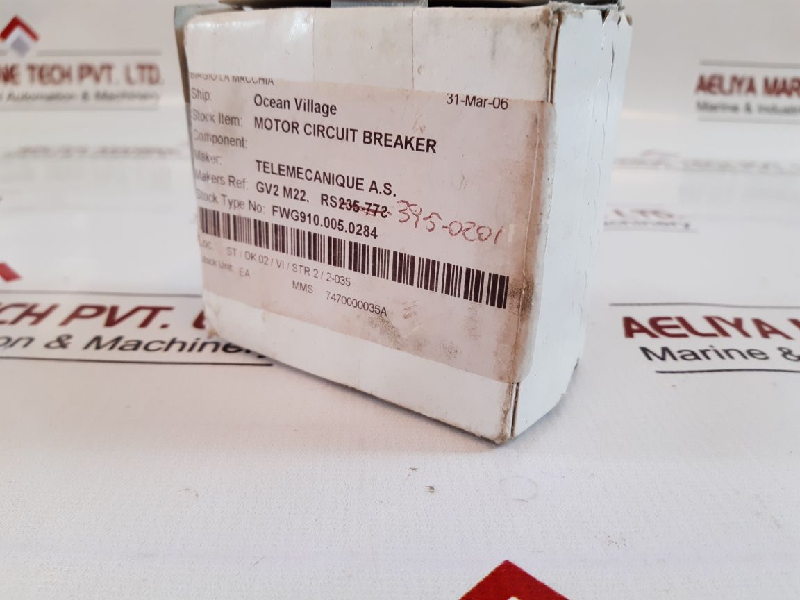 Telemecanique Gv2Me22/20-25A Motor Circuit Breaker