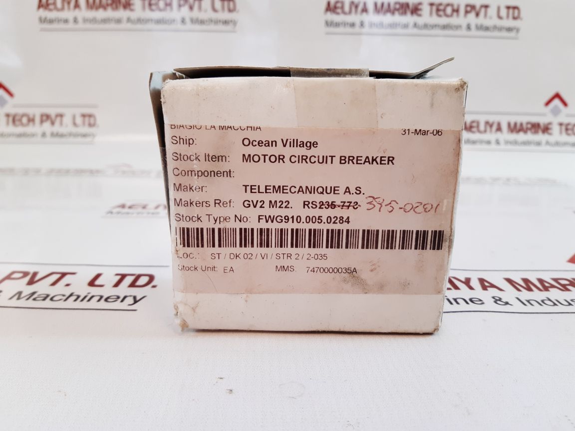 Telemecanique Gv2Me22/20-25A Motor Circuit Breaker