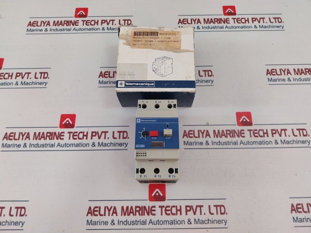 Telemecanique Gv3-m06 Motor Circuit Breaker 50/60 Hz