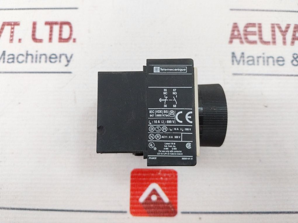 Telemecanique La2 Dt2 Time Delay Contact Block 6A 500V