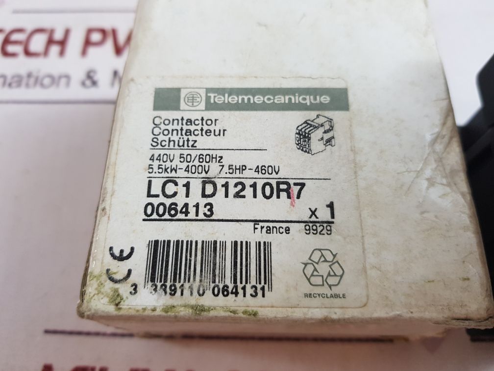 Telemecanique lc1 d12 10 contactor