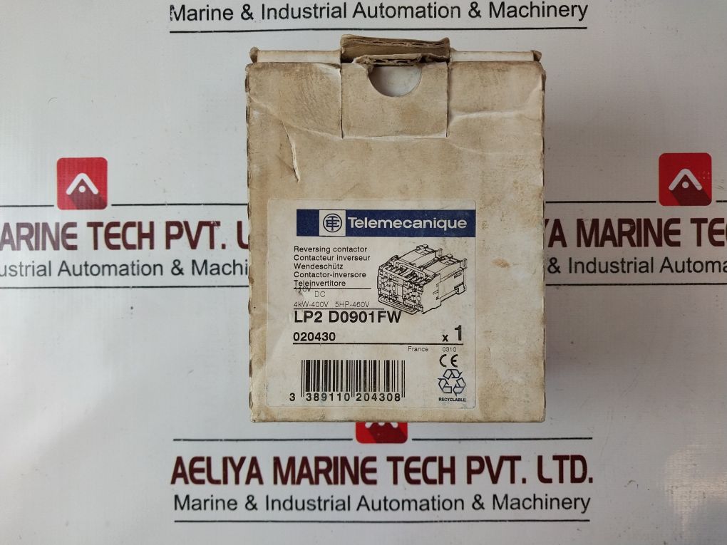 Telemecanique Lp1 D0901 Reversing Contactor