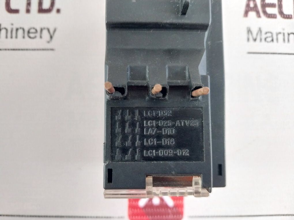 Telemecanique Lr2 D1308 Thermal Overload Relay With Adapter La7 D