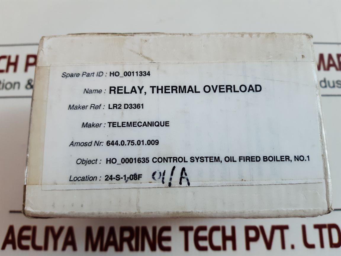 Telemecanique Lr2 D3361 Thermal Overload Relay