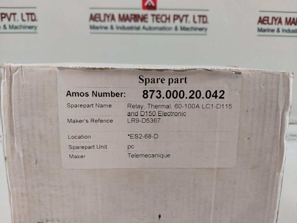 Telemecanique Lr9 D 5367 Thermal Overload Relay Class 10/10A 600 Vac