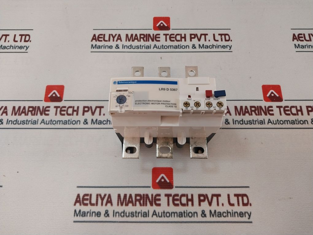 Telemecanique Lr9 D 5367 Thermal Overload Relay Class 10/10A 600 Vac