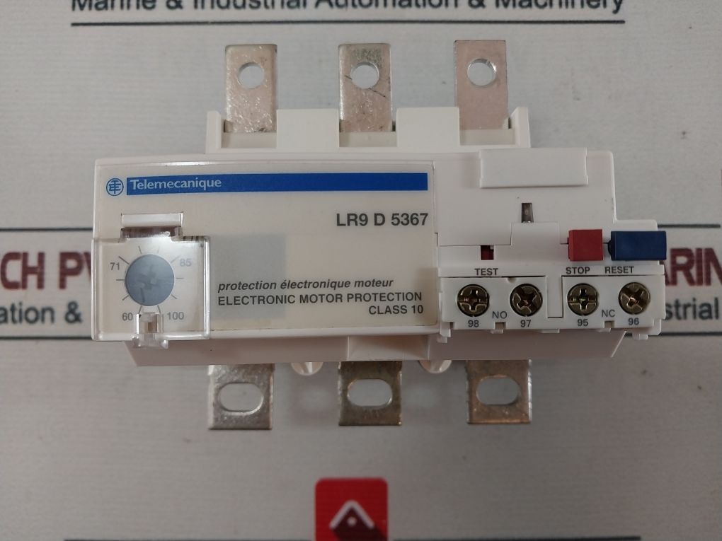 Telemecanique Lr9 D 5367 Thermal Overload Relay Class 10/10A 600 Vac