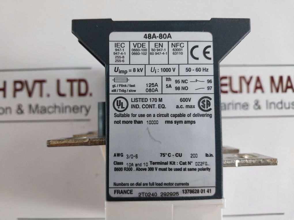 Telemecanique Lr9 F 5363 Thermal Overload Relay