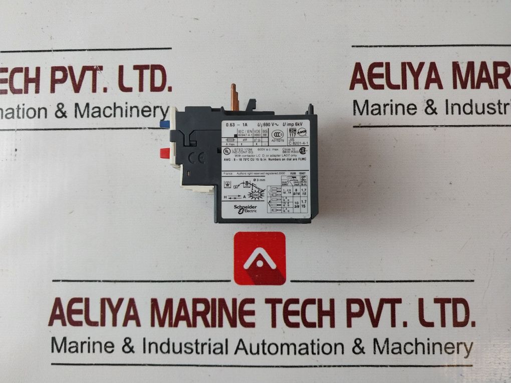 Telemecanique Lrd 05 Overload Relay 0.63-1A 690V~