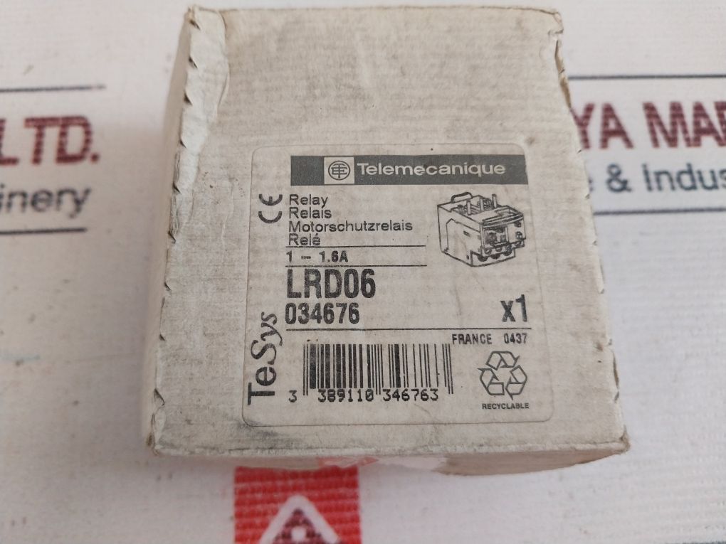 Telemecanique Lrd 06 Thermal Overload Relay 690V 50/60 Hz