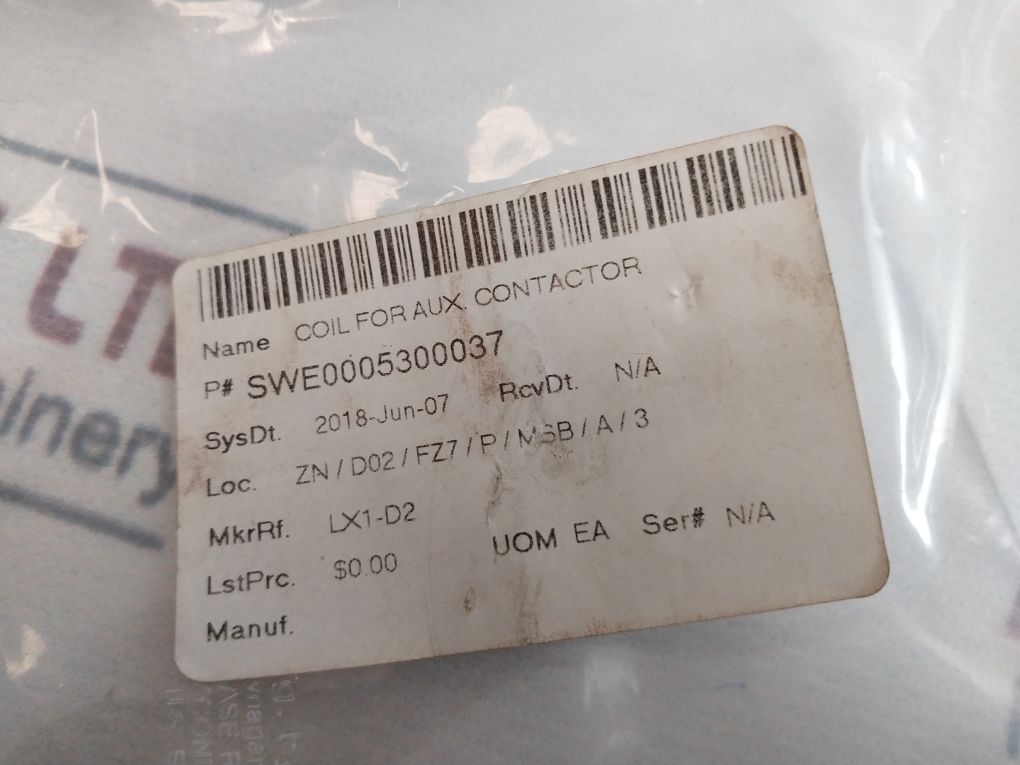 Telemecanique Lx1 D2 Contactor Coil 110V