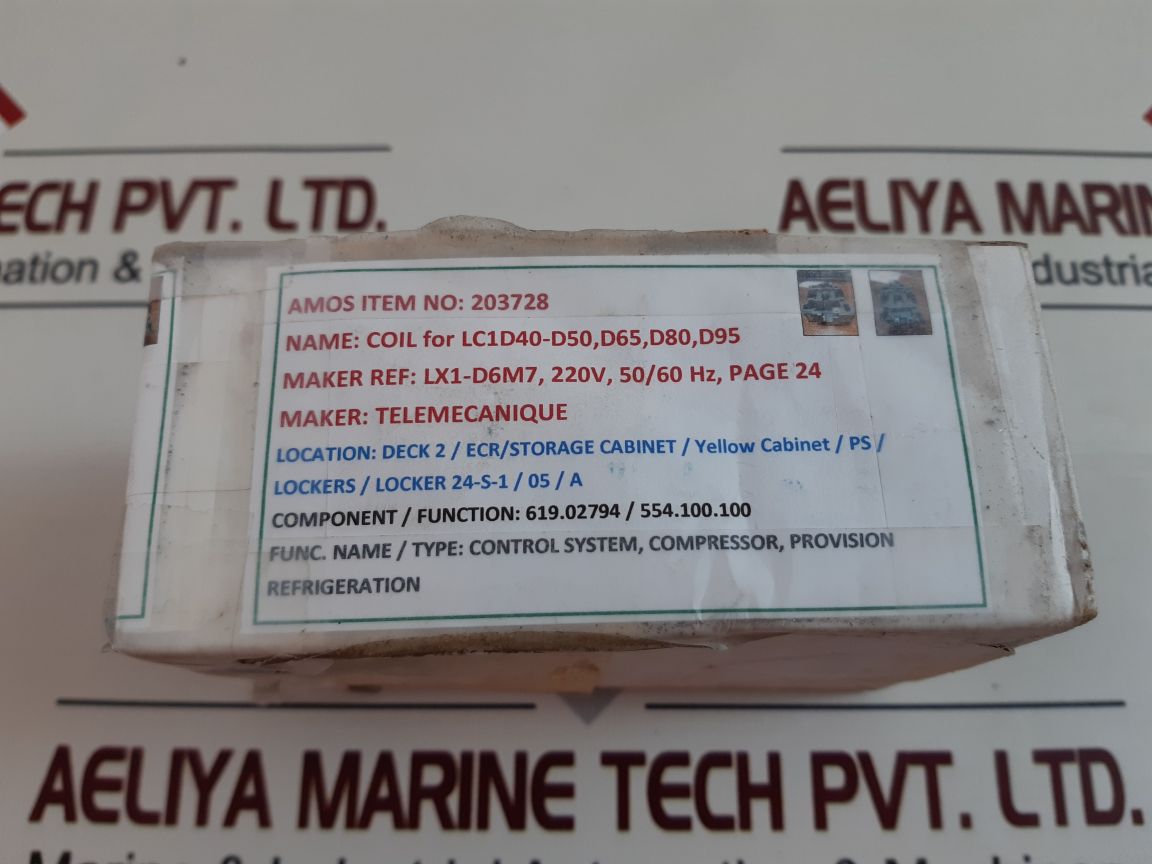 Telemecanique Lx1 D6 M7 Contactor Coil