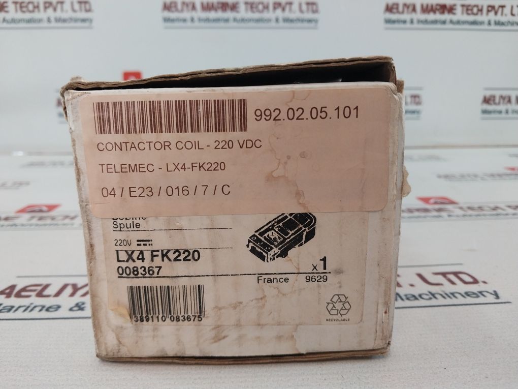 Telemecanique Lx4 Fk220 Contactor Coil 220V---