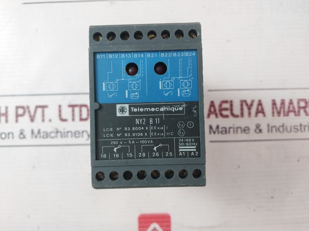 Telemecanique Ny2 B11 Safety Barrier Relay 120V Ac