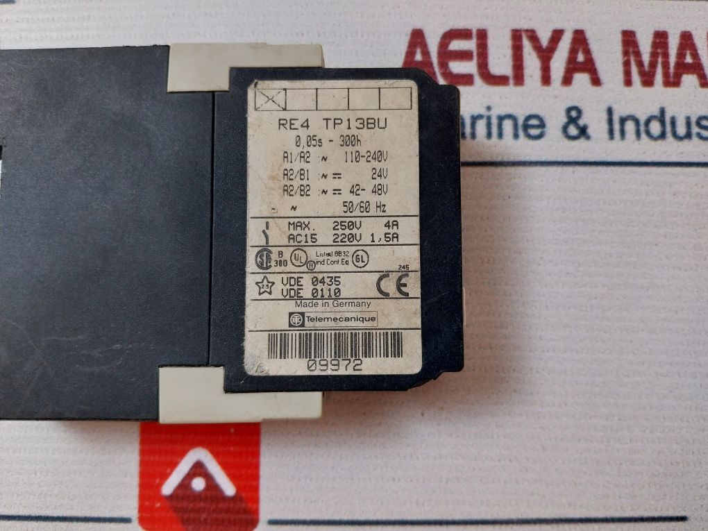 Telemecanique Re4 Tp13Bu Timer Delay Relay