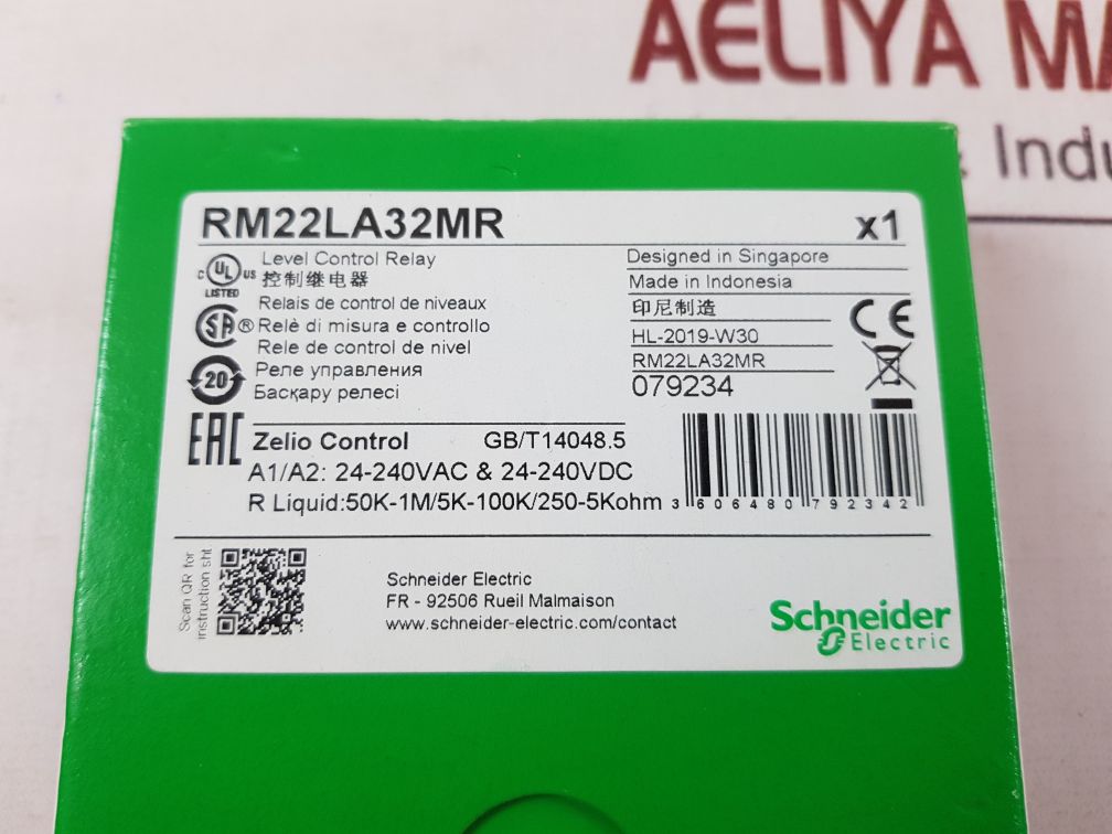 Telemecanique Rm22La32Mr 2A/24V---