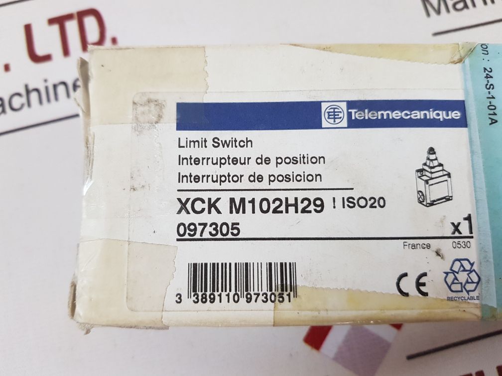 Telemecanique Xck M102H29 Limit Switch Xck-m