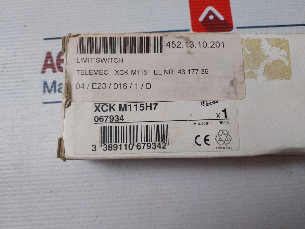 Telemecanique Xck-m Limit Switch 240V Set