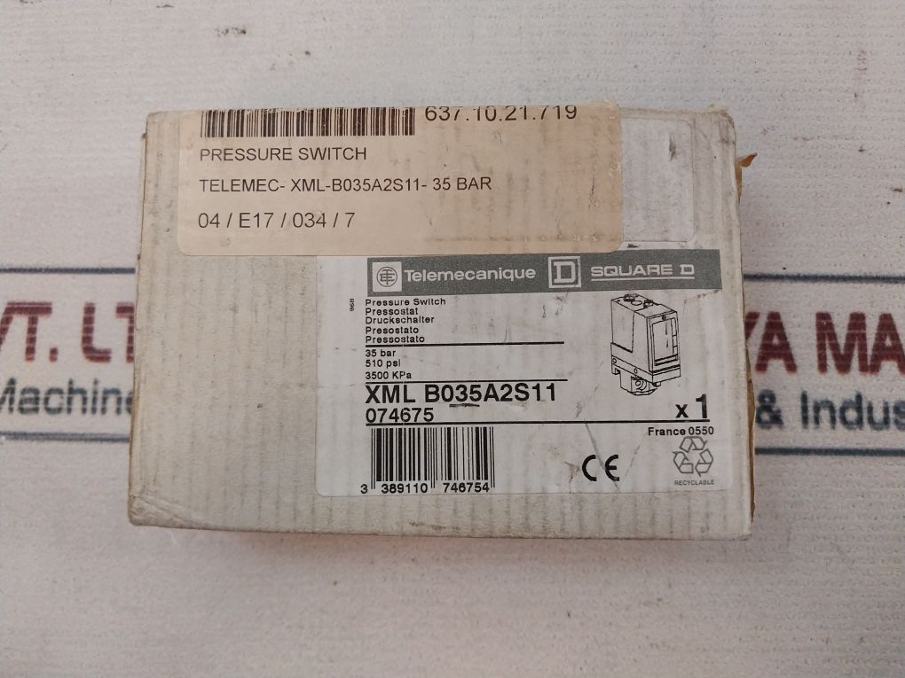 Telemecanique Xmlb035A2S11 Pressure Switch Ip66