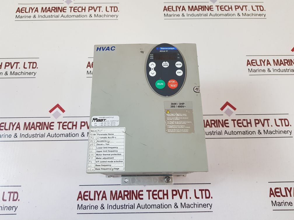 TelemecaniqueSchneider Electric Atv21Hu30N4 Variable Speed Drive