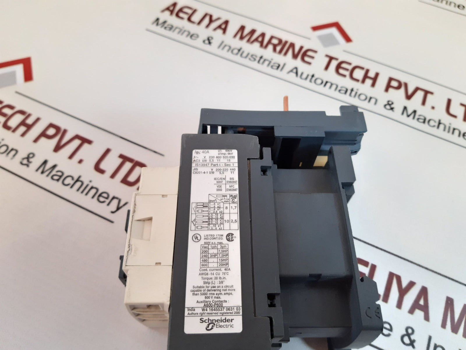 TelemecaniqueSchneider Lc1D25 Contactor