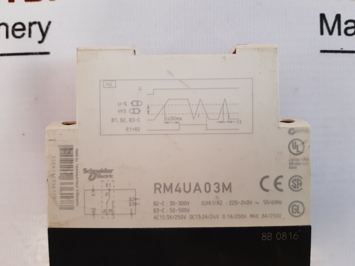 TelemecaniqueSchneider Rm4Ua03M Control Relay Rm4Ua
