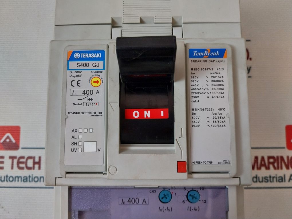 Terasaki Electric S400-gj Moulded Case Circuit Breaker 50/60Hz