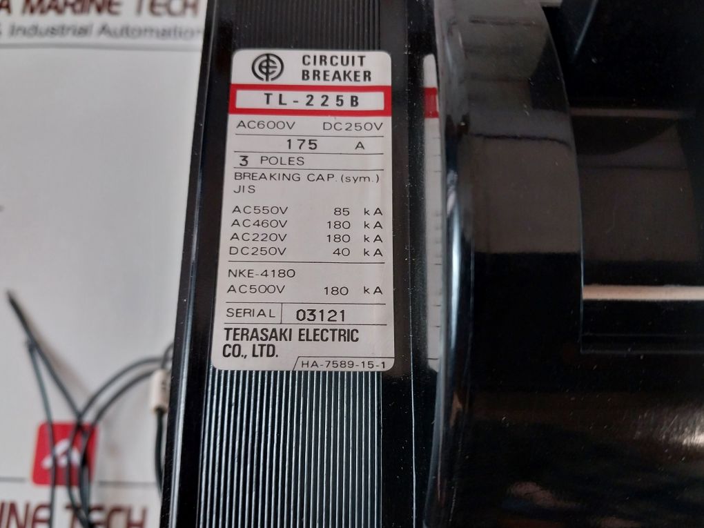 Terasaki Tl-225B No-fuse Circuit Breaker 175A