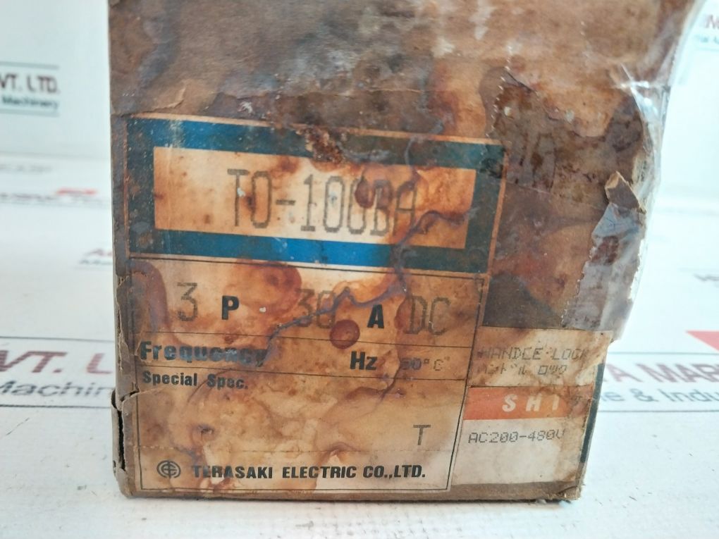 Terasaki T0-100Ba No-fuse Circuit Breaker 30A