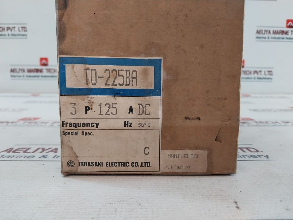 Terasaki T0-225Ba No-fuse Circuit Breaker Ac 600V