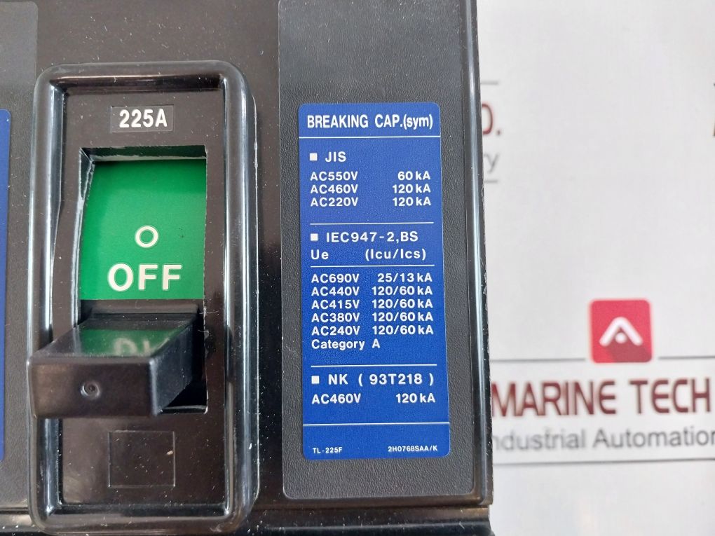 Terasaki Tl-225F Current Limiting Circuit Breaker 225A