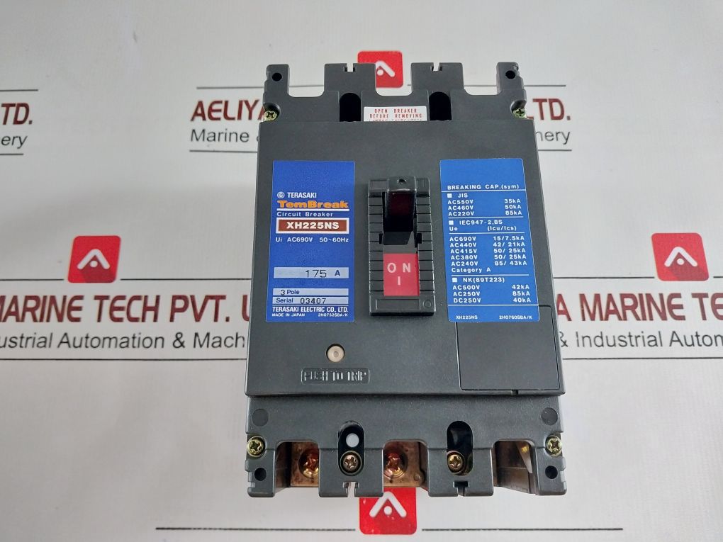 Terasaki Xh225Ns Circuit Breaker 175A
