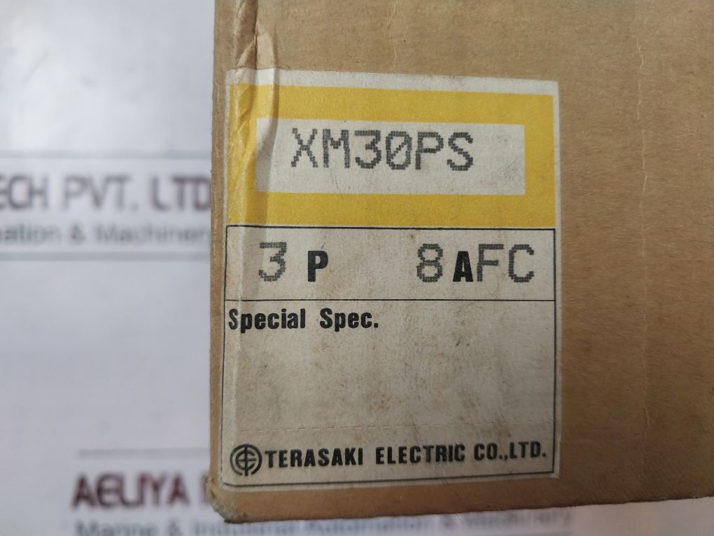 Terasaki Xm30Ps 3 Pole Circuit Breaker 8A,400-440V 3.7Kw
