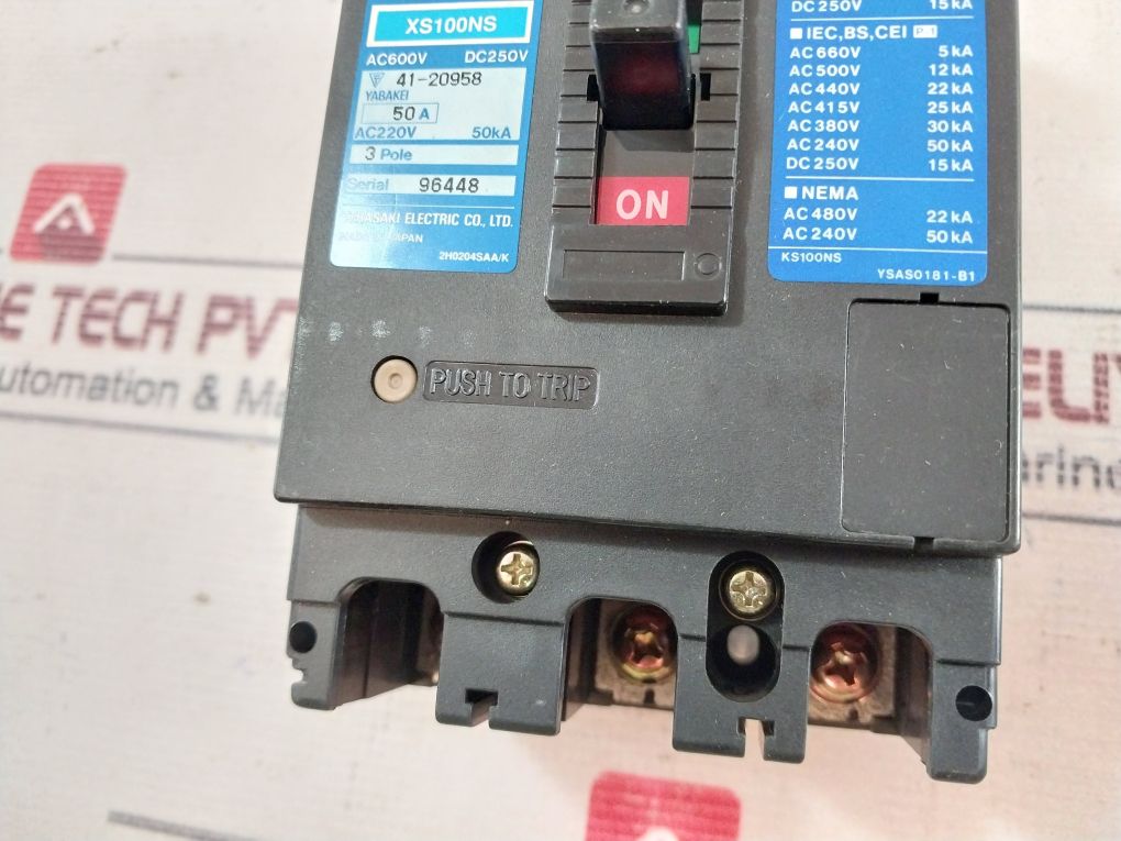 Terasaki Xs100Ns Circuit Breaker 50 A