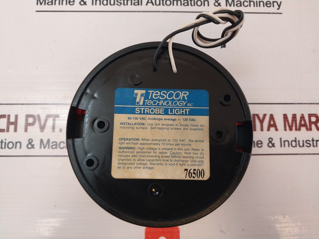 Tescor 80-130Vac Strobe Light 0.60 Amps