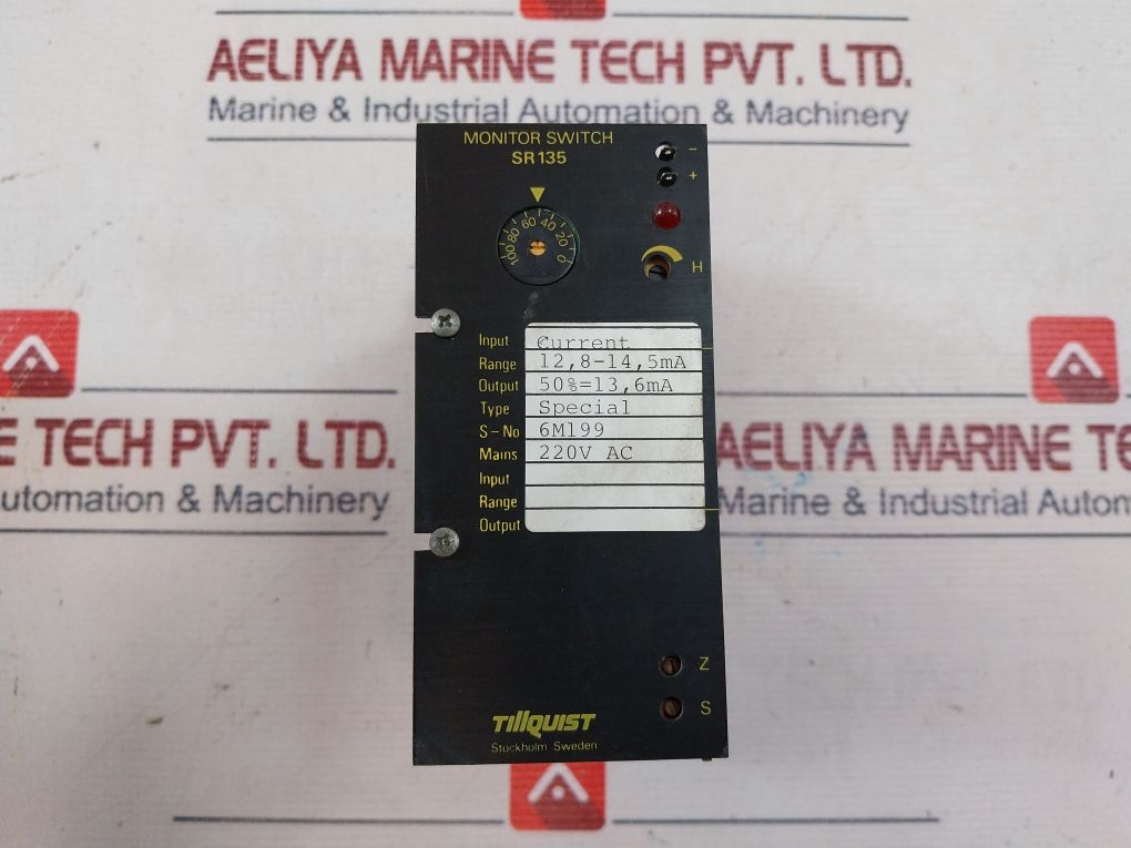 Tillquist Sr 135 Monitor Switch