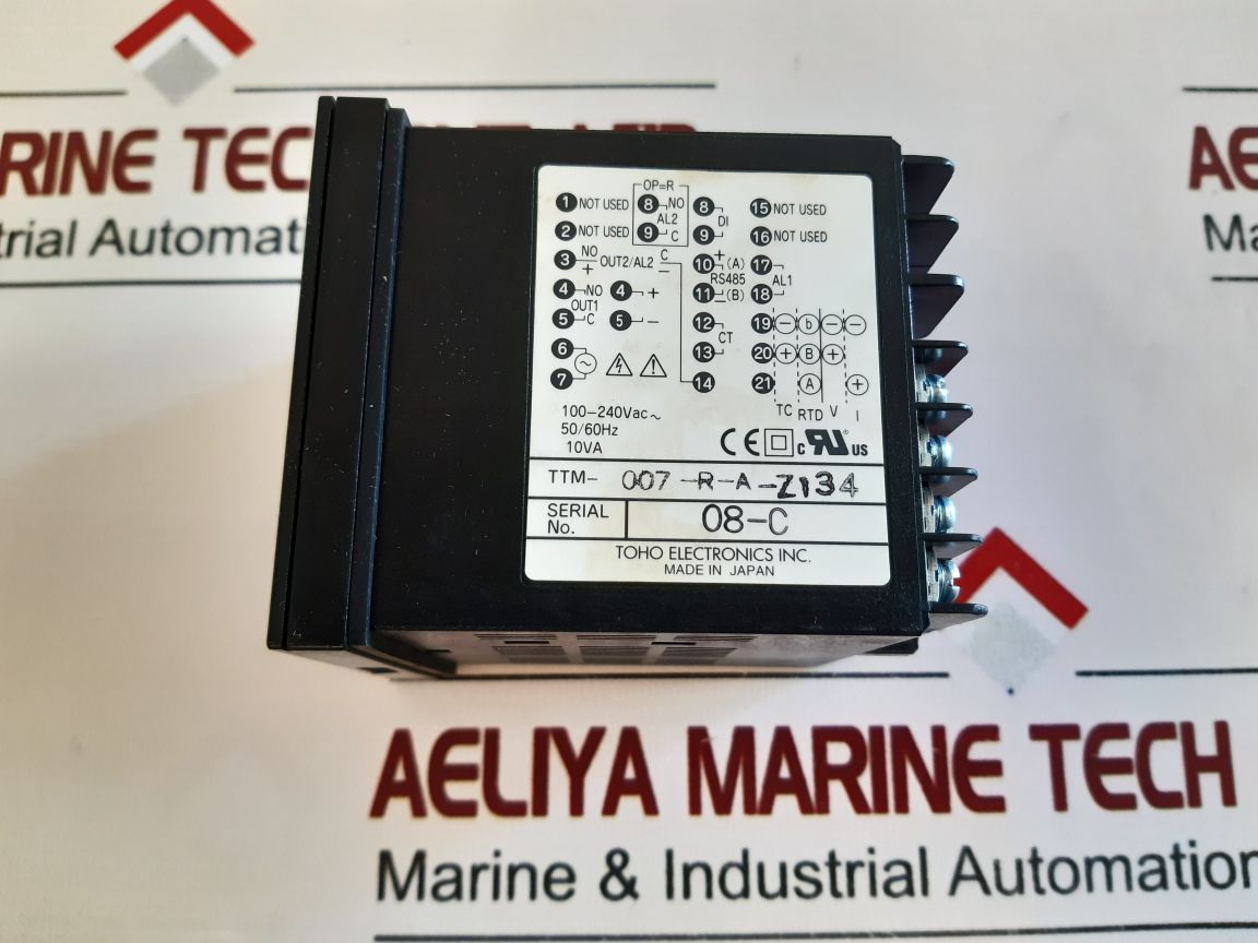 Toho Electronics Ttm-007-r-a-z134 Digital Temperature Controller