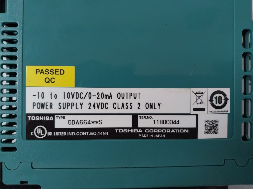 Toshiba Gda664**S Analog Output Module 2000
