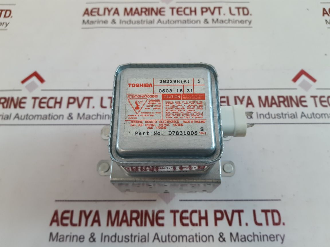 Toshiba D7831006 Microwave Magnetron 2M229H(A) 5