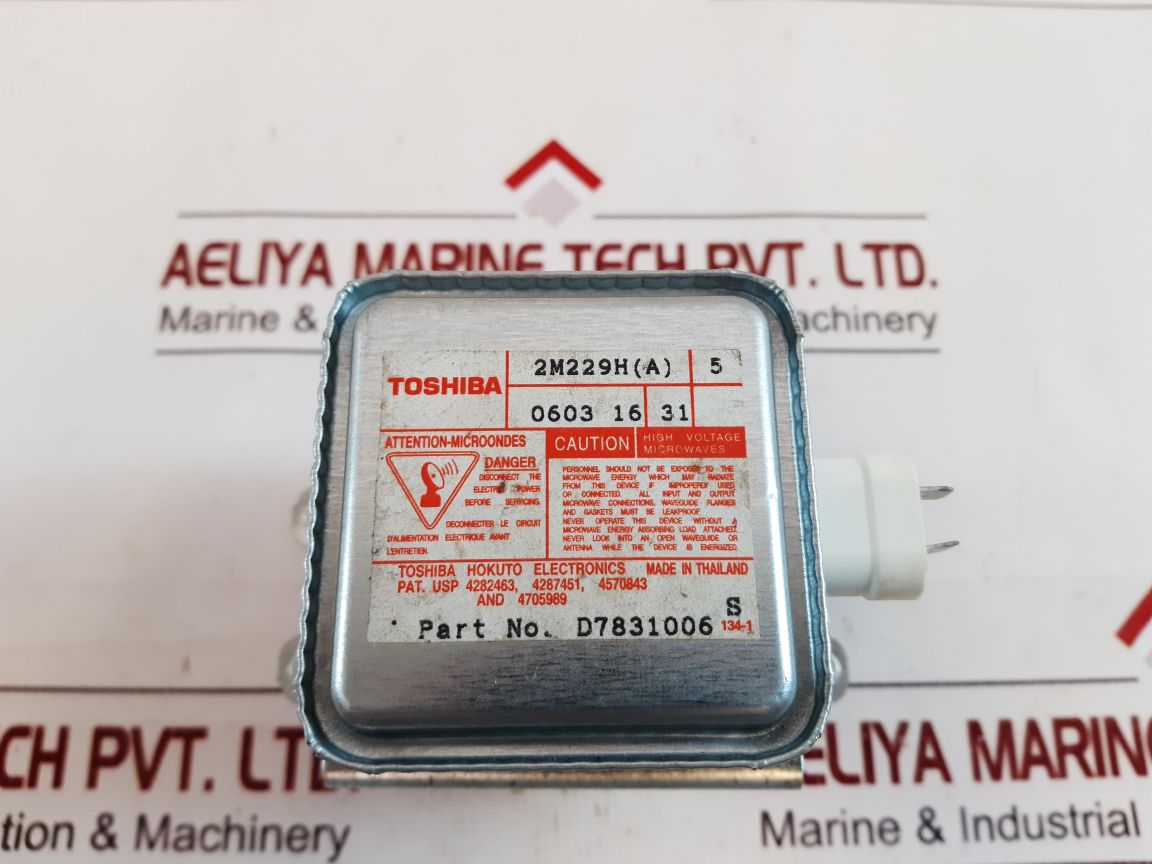 Toshiba D7831006 Microwave Magnetron 2M229H(A) 5