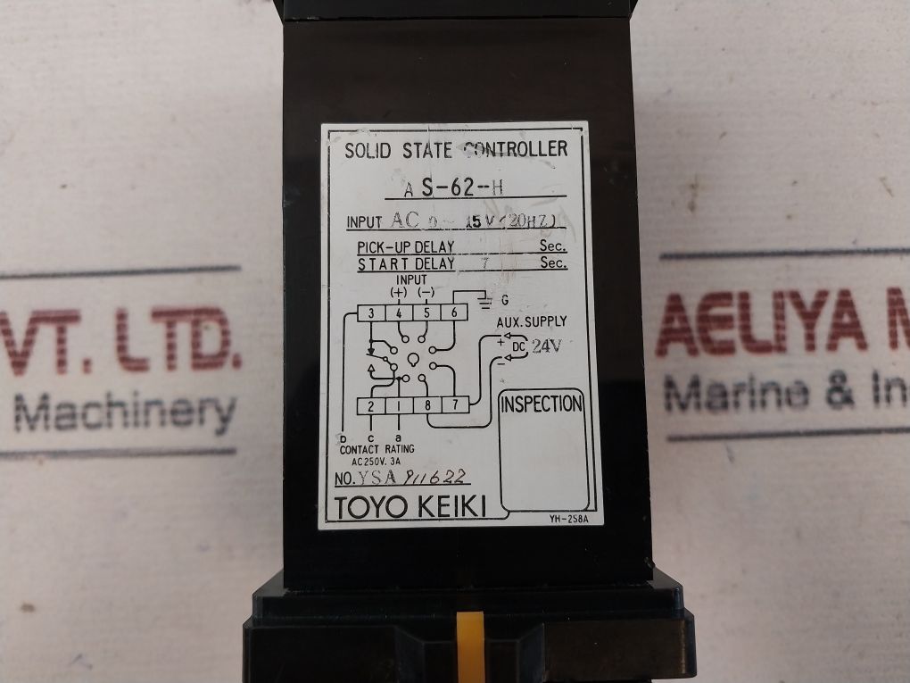 Toyo Keiki As-62-h Solid State Controller
